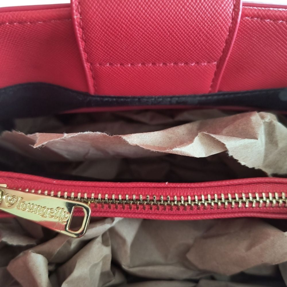 Loungefly Disney Snow White Red Debossed Satchel - Picture 8 of 16